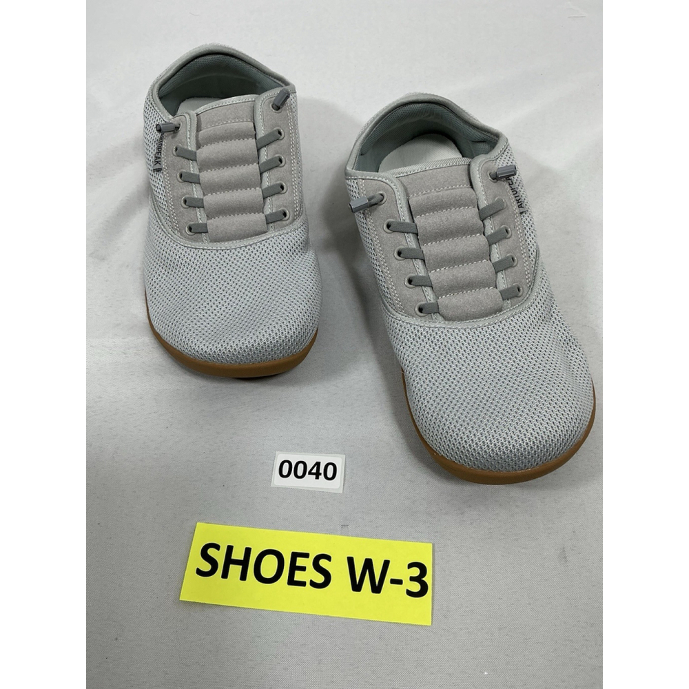 Womans New Artopeak Wide Barefoot Sneakers Gray Mesh Eu 45 Us 12.5 0040/w-3
